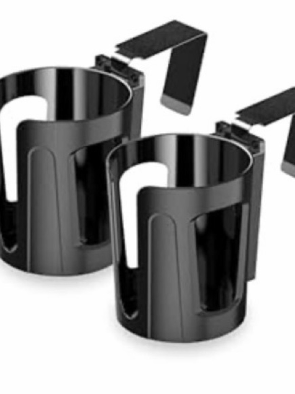 Black Over-the-Door Cup Holders – Pack of 2